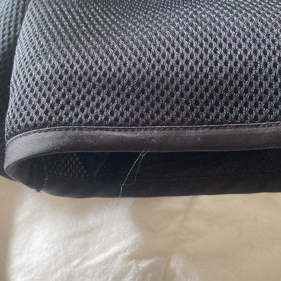 Maje Paris Black Feufollet Neoprene Mesh High-Rise Shorts - Picture 7 of 9